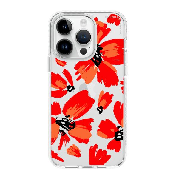 iPhone 手機殼 - 紅色罌粟花