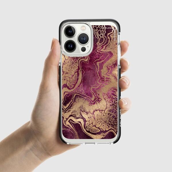 iPhone Case - Purple And Gold