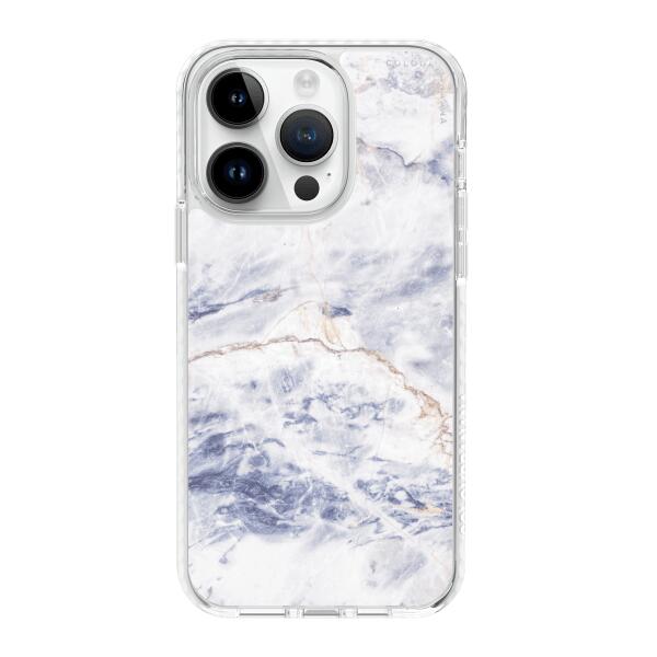 iPhone 手機殼 - 藍色大理石紋