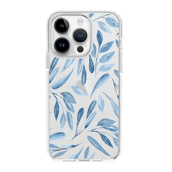 iPhone 手機殼 - 藍色樹枝