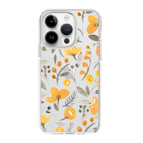iPhone 手機殼 - 黃色花園