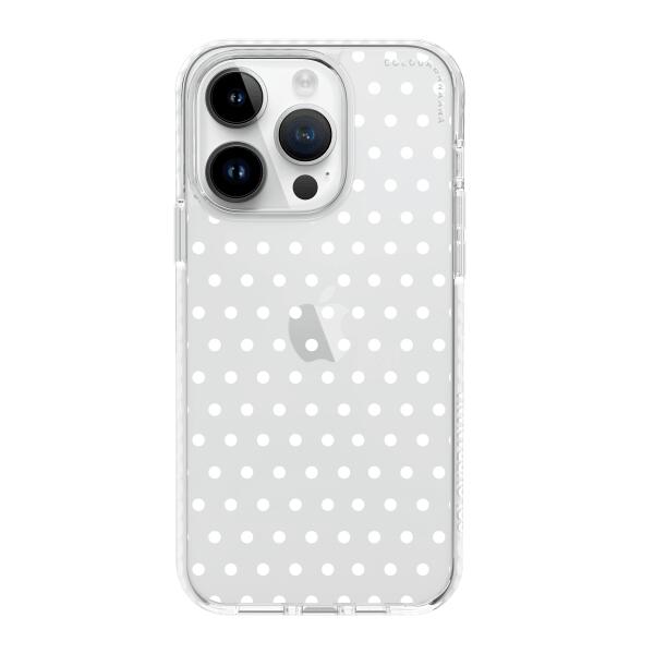 iPhone Case - White Polka Dot