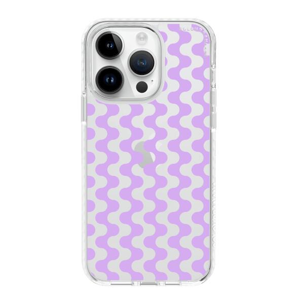 iPhone 手機殼 - 紫色條紋