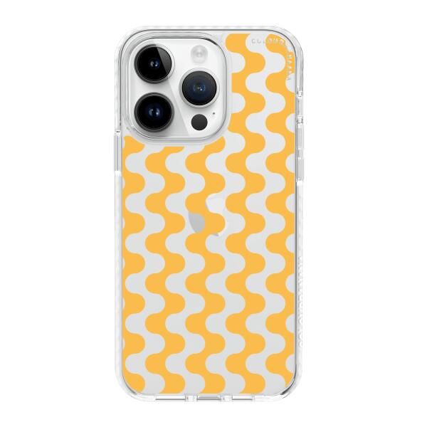 iPhone 手機殼 - 黃色條紋