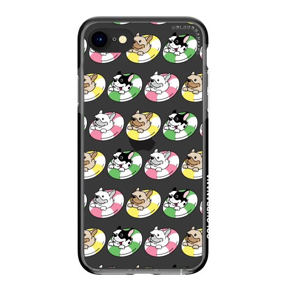iPhone Case - Dogs with Pool Floats