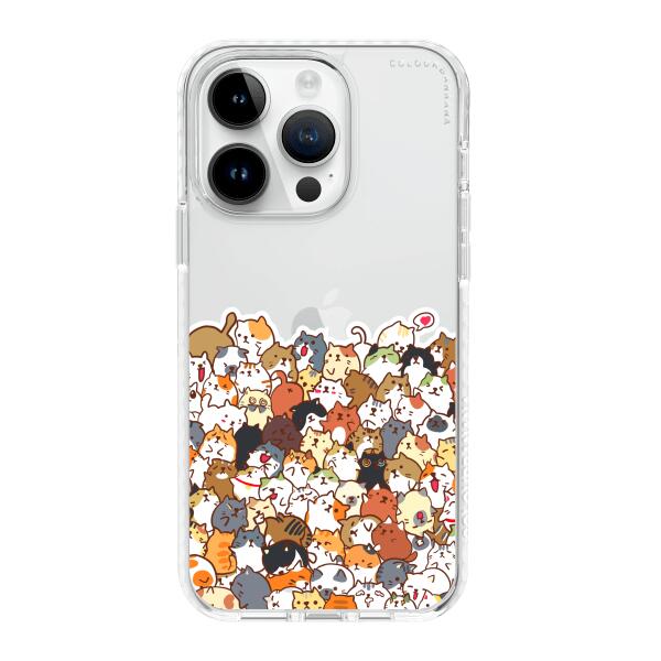 iPhoneケース - かわいいかわいい猫