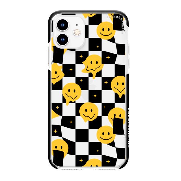 iPhone Case - Checkered Smiley