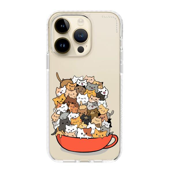 iPhone 手機殼 - 貓碗