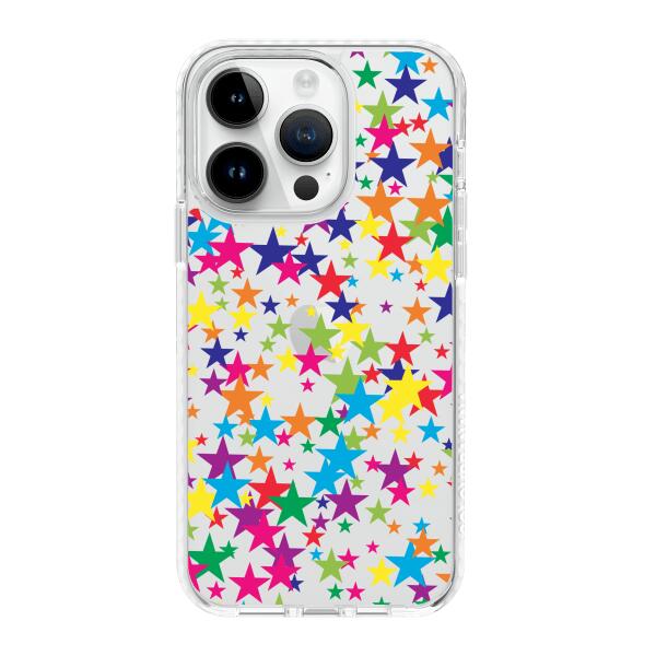 iPhoneケース - カラフルな星