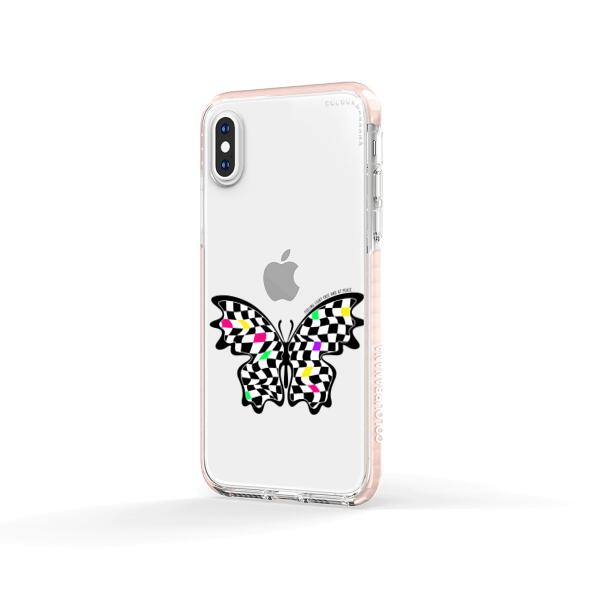 iPhone Case - Checkered Butterfly
