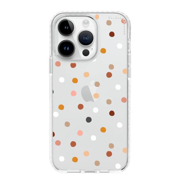 iPhone Case - Warm Tone Polka Dot