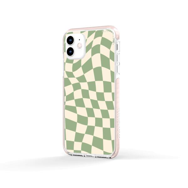 iPhone Case - Swirled Checkered