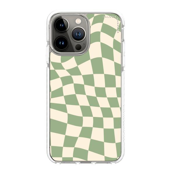 iPhone Case - Swirled Checkered
