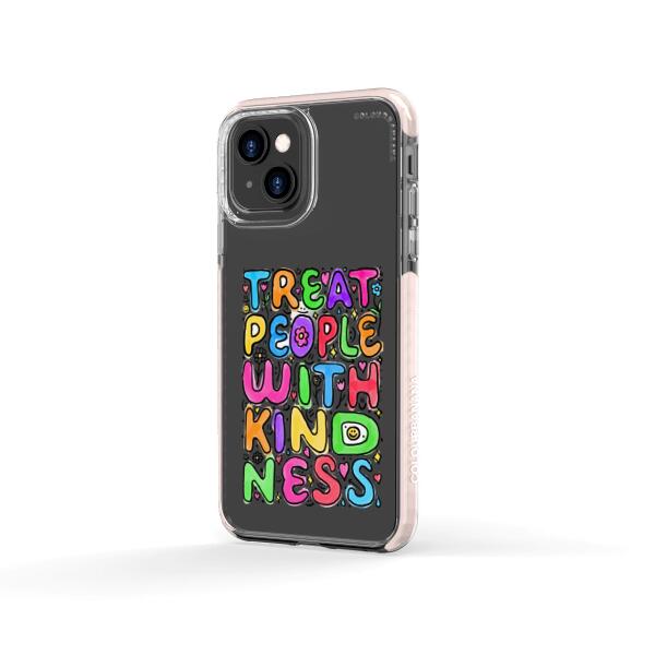 iPhoneケース - 親切に人を扱う