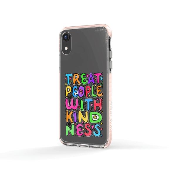 iPhoneケース - 親切に人を扱う
