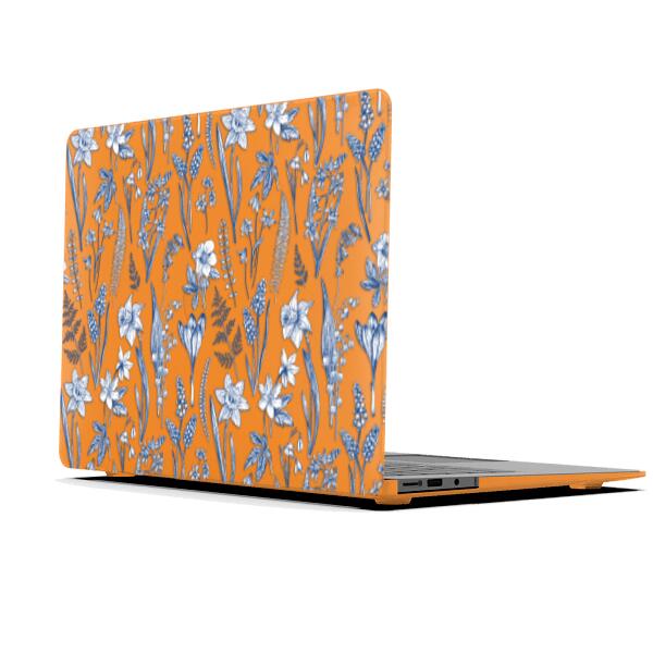 Macbook Case-Floral Silhouettes-colourbanana