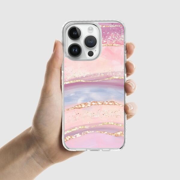 iPhone Case -  Rainbow and Stars Watercolor