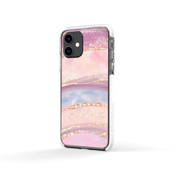 iPhoneケース - 虹と星の水彩画