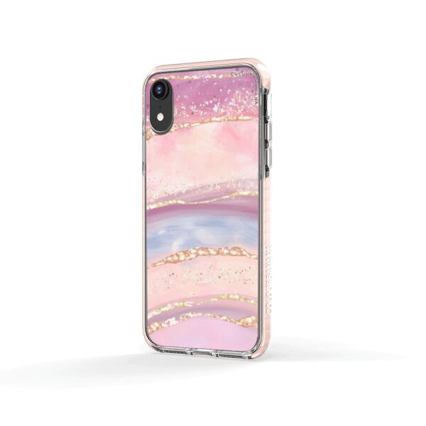 iPhoneケース - 虹と星の水彩画
