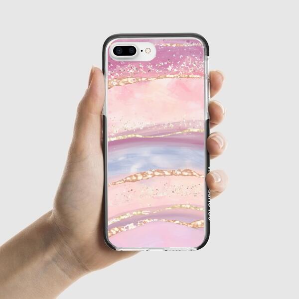 iPhone Case -  Rainbow and Stars Watercolor