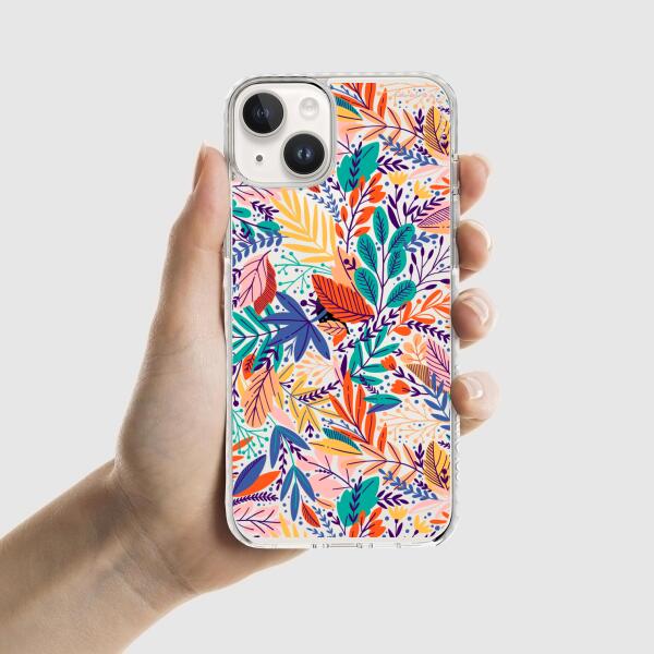 iPhone Case - Bright Tropical Leaf