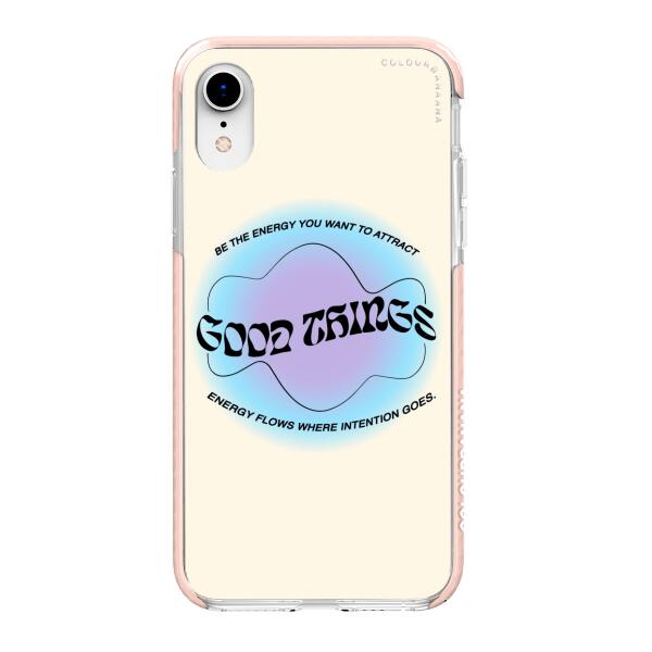 iPhoneケース - Good Vibes Be The Energy You Want to Attract