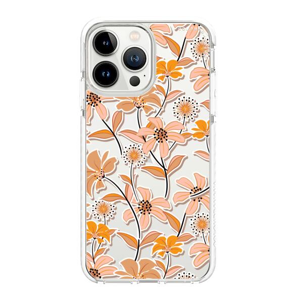 iPhone Case - Retro Boho Batik Floral Blossom