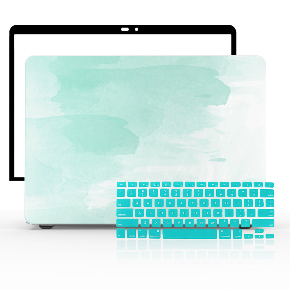 MacBook Case Set - 360 Mint Sky - colourbanana