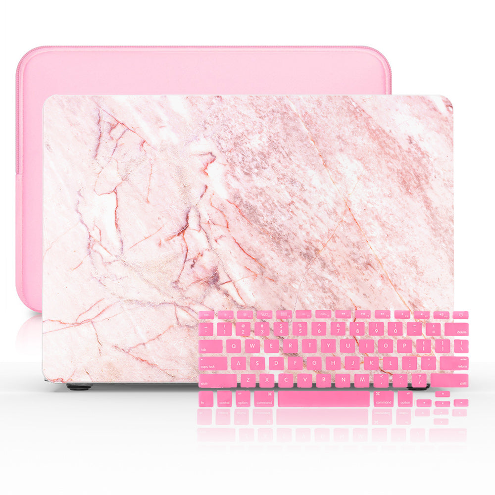 MacBook Case Set - Protective Cappuccino Marble - colourbanana