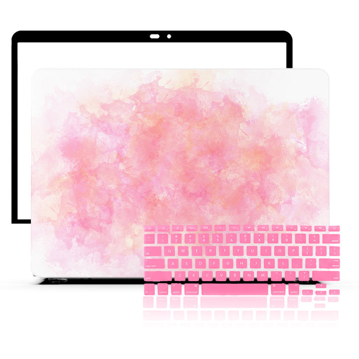 MacBook Case Set - 360 Chloe Girls Pale Orange - colourbanana