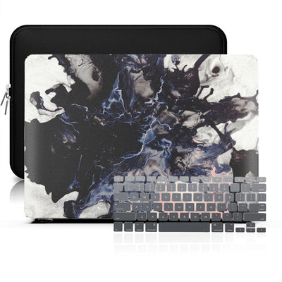 Macbook ケース セット - ピンクの保護抽象