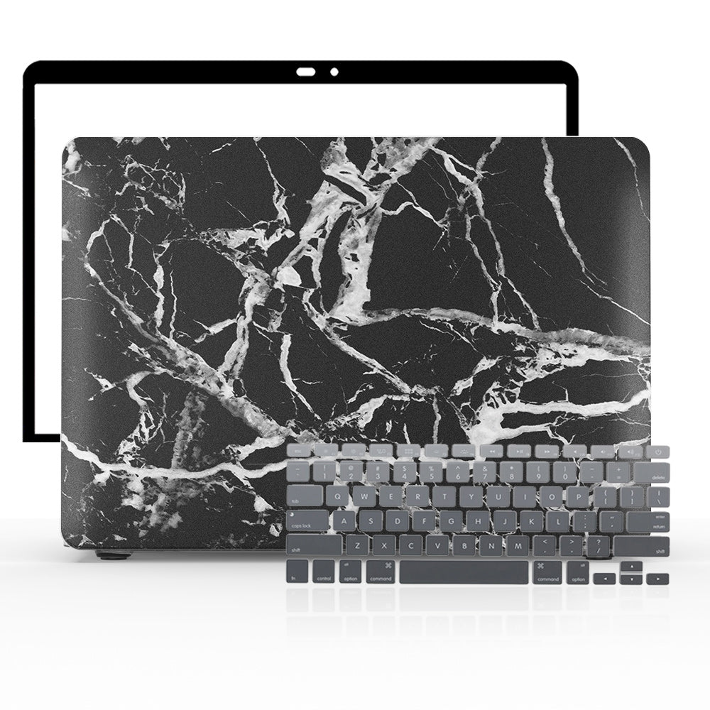 Macbook Case set - 360 Capillary Marble - colourbanana