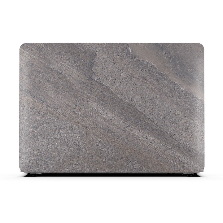 Macbook Case-Grey Matte Marble-colourbanana