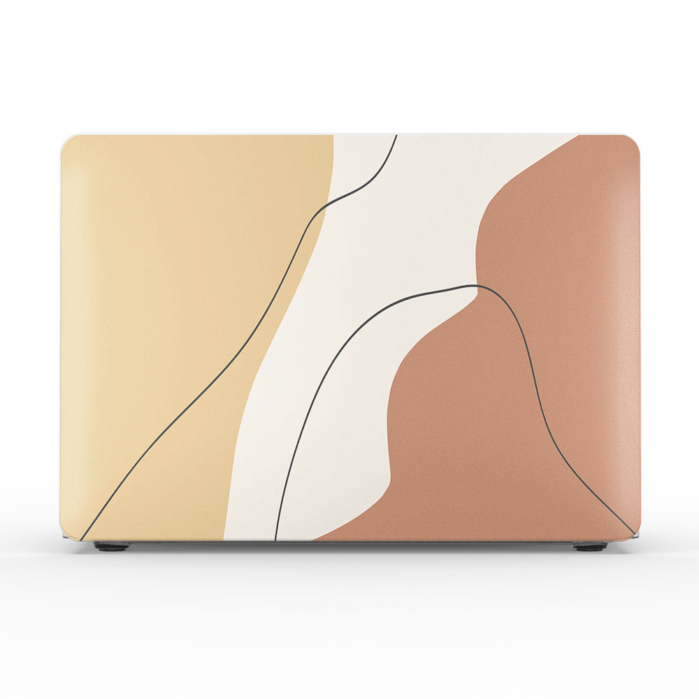 Macbook Case Abstract Terracotta-colourbanana