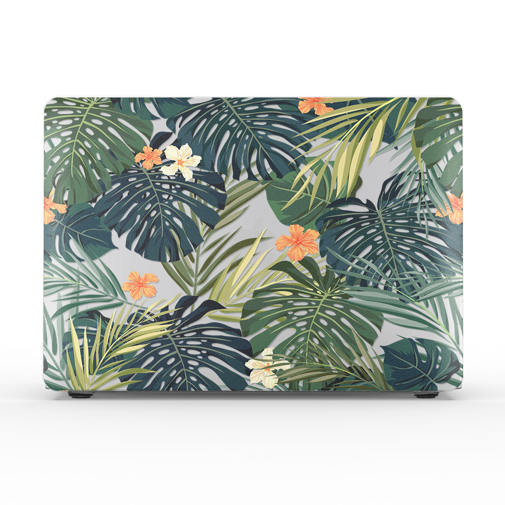 Macbook Case-Hawaiian Tropical Palm Leaves-colourbanana