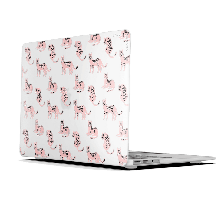 Macbook Case-Pink Leopards