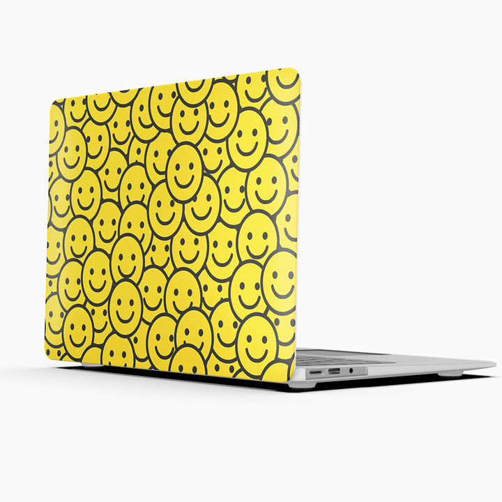 Macbook Case-Smiley Face-colourbanana