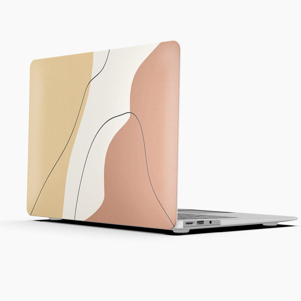 Macbook Case Abstract Terracotta-colourbanana