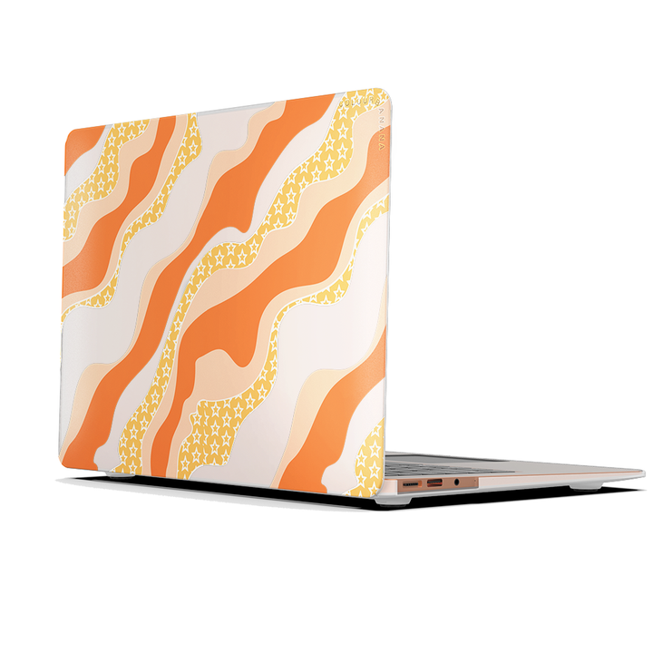 Macbook Case-Curvy Psychedelic Style