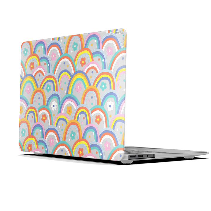 Macbook Case-Whimsical Rainbow
