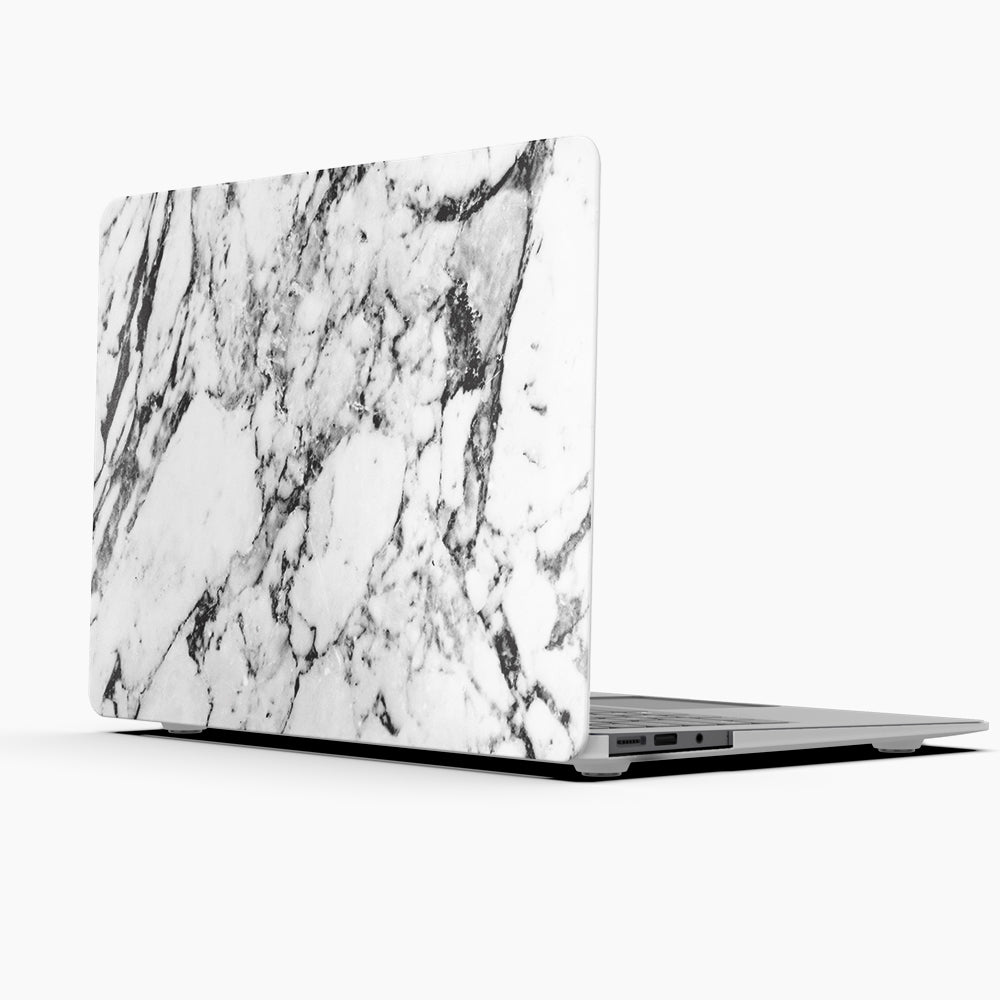 MacBook Case Set - 360 Elegant Black and White Marble - colourbanana
