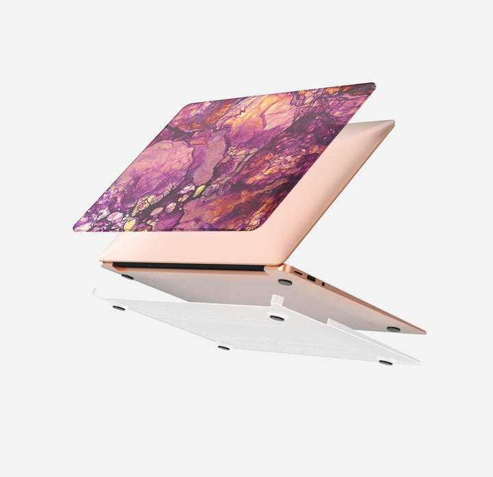 Purple Marble-MacBook 12 (2015-2019)-colourbanana
