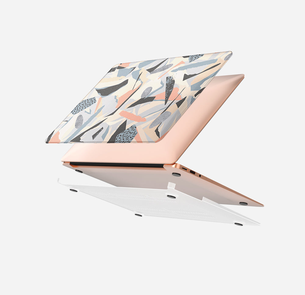Macbook Case-Pink jungle-colourbanana