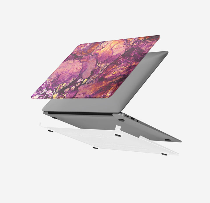 Purple Marble-MacBook 12 (2015-2019)-colourbanana