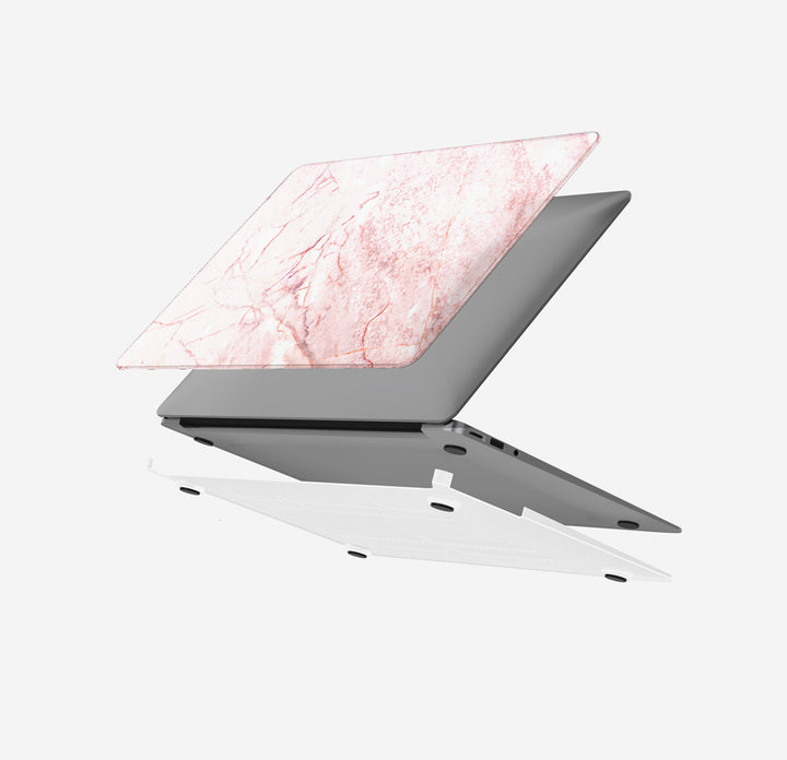 MacBook Case Set - Cappuccino Marble - colourbanana