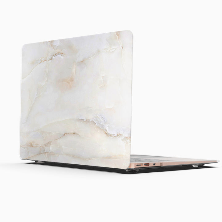 Macbook Case-Pure White Marble-colourbanana