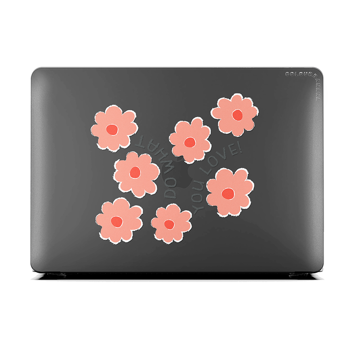 Macbook Case-Groovy Daisy Flowers