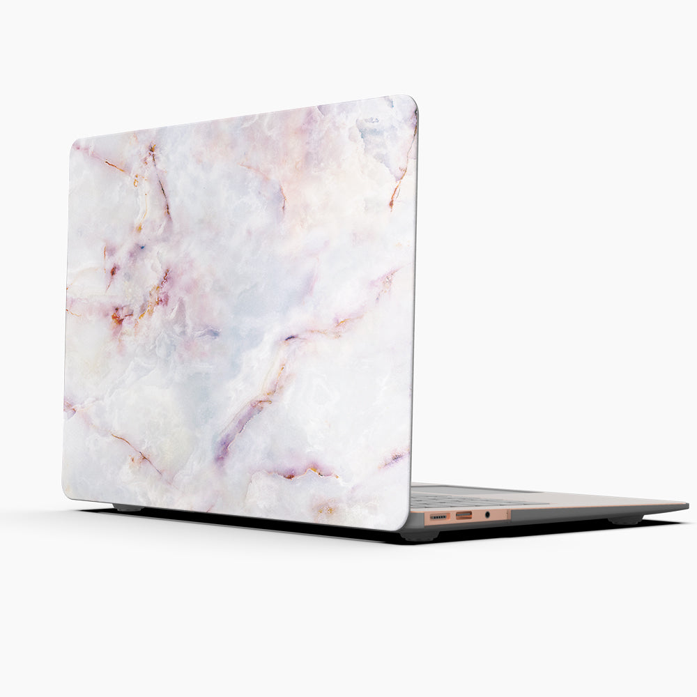 Macbook Case-Pink Glitzy Marble-colourbanana