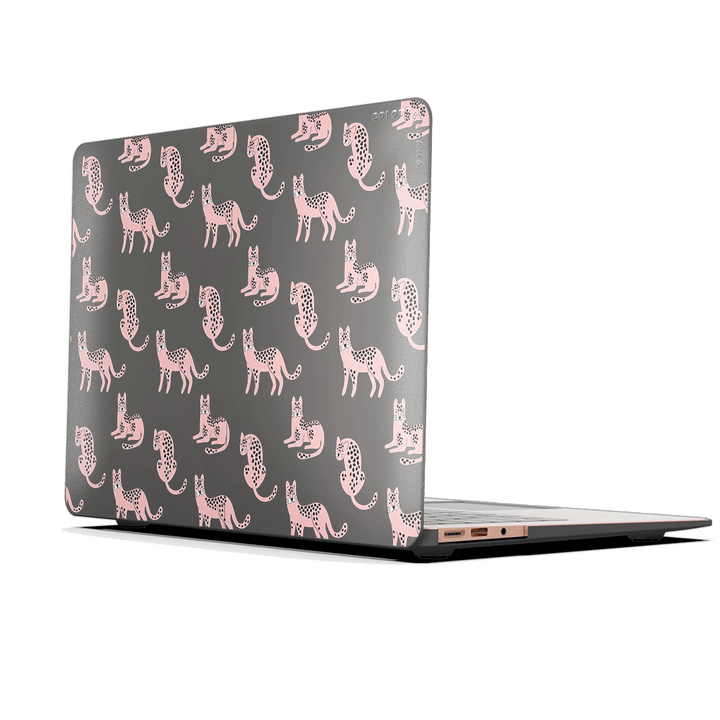 Macbook Case-Pink Leopards