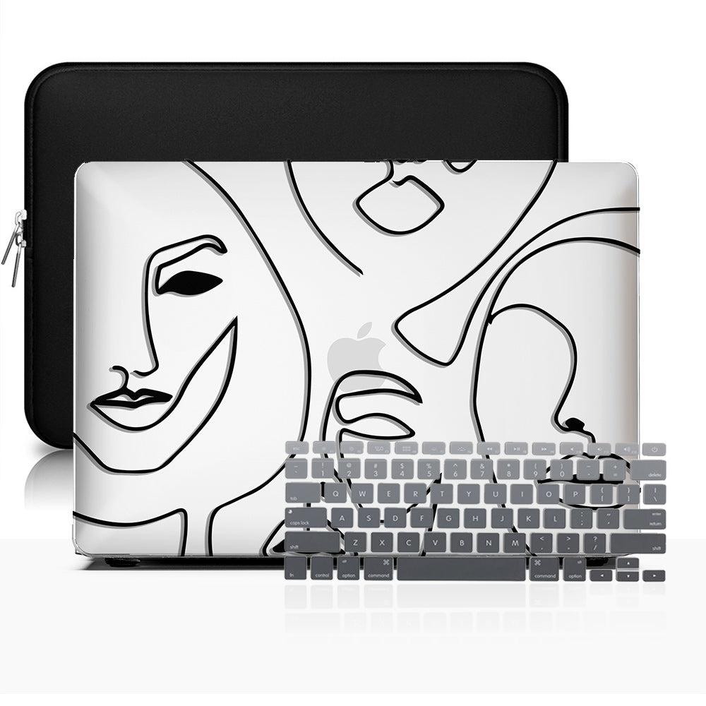 MacBook Case Set - Protective Minimalist - colourbanana